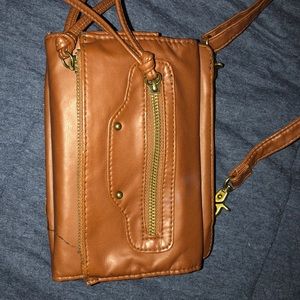 Small bag with built in wallet